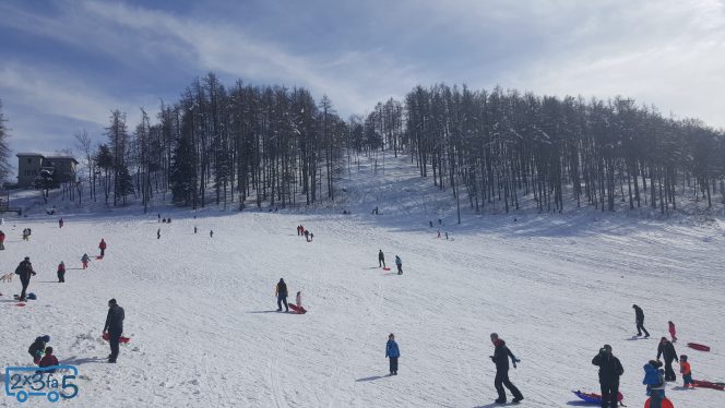 Montagna con bambini inverno Lombardia
