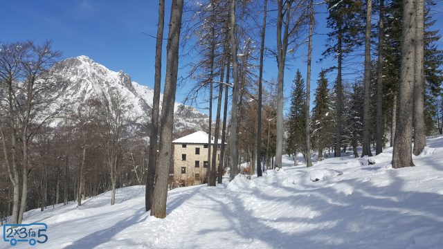 Montagna con bambini inverno Lombardia