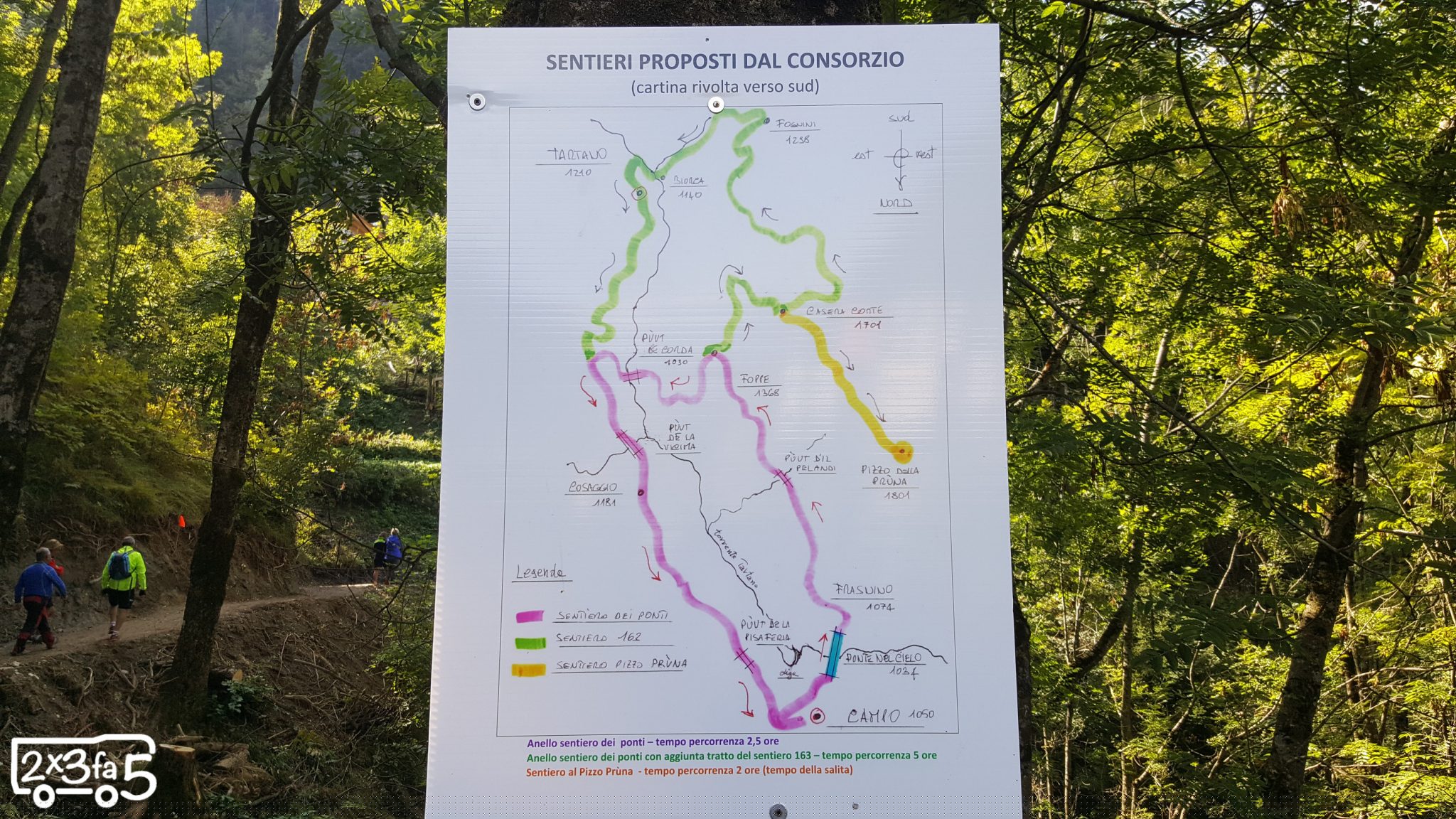 Ponte Tibetano in Valtellina Mappatura sentieri Ponte Tibetano in Valtellina