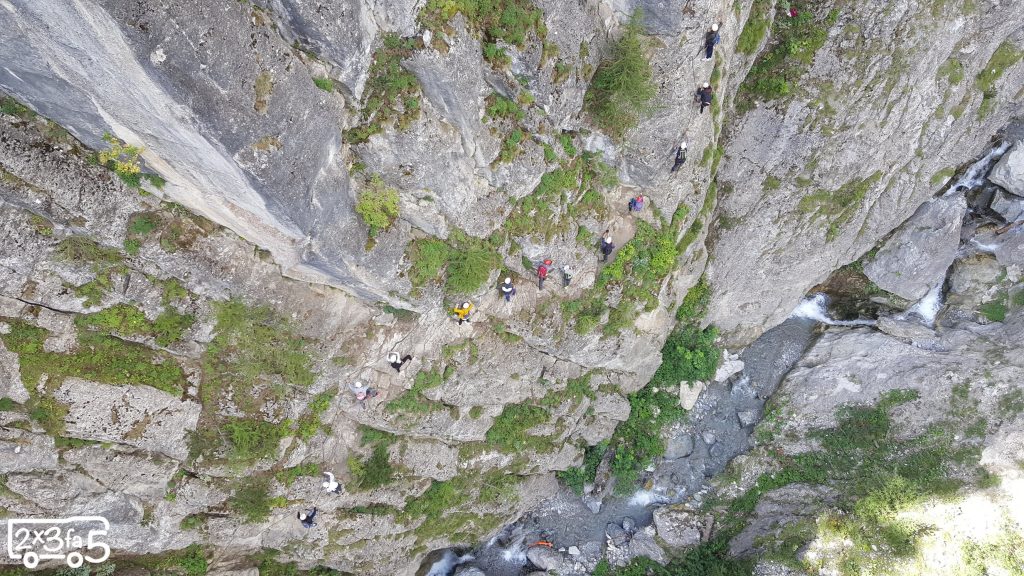 Ponte Tibetano Cesana Claviere coi bambini
