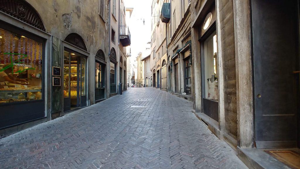 Via centrale Città Alta Bergamo Bergamo Città Alta miniguida