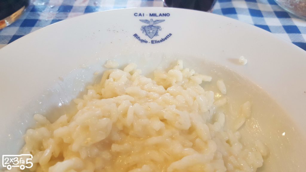 Menù in rifugio di montagna Dormire in un rifugio di montagna