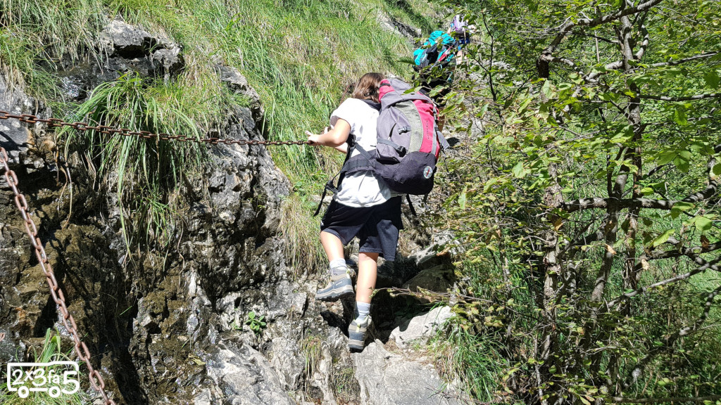 Sentiero del Fiume Alpe di Era catene Sentiero del Fiume Alpe di Era