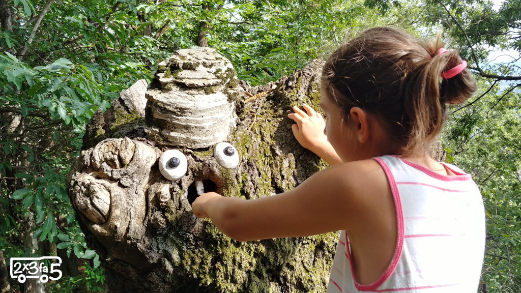 Sculture Crus de l'omm escursione bambini Crus de l'omm Cernobbio