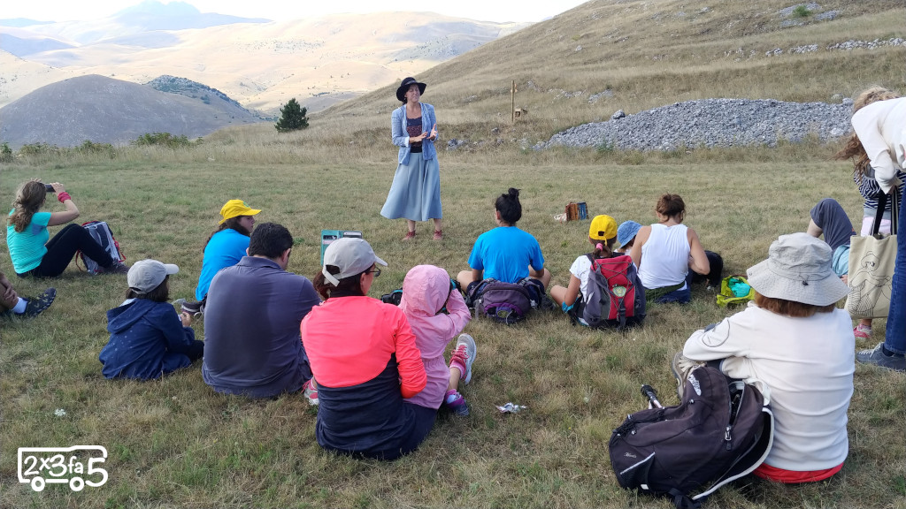 Bradamante Teatro racconti e leggende montagna Trekking con gli asini per famiglie in Abruzzo
