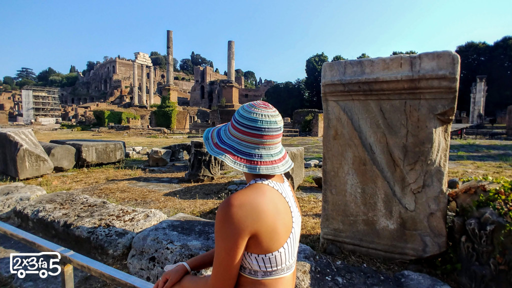 Foro Romano con bambini Roma con adolescenti