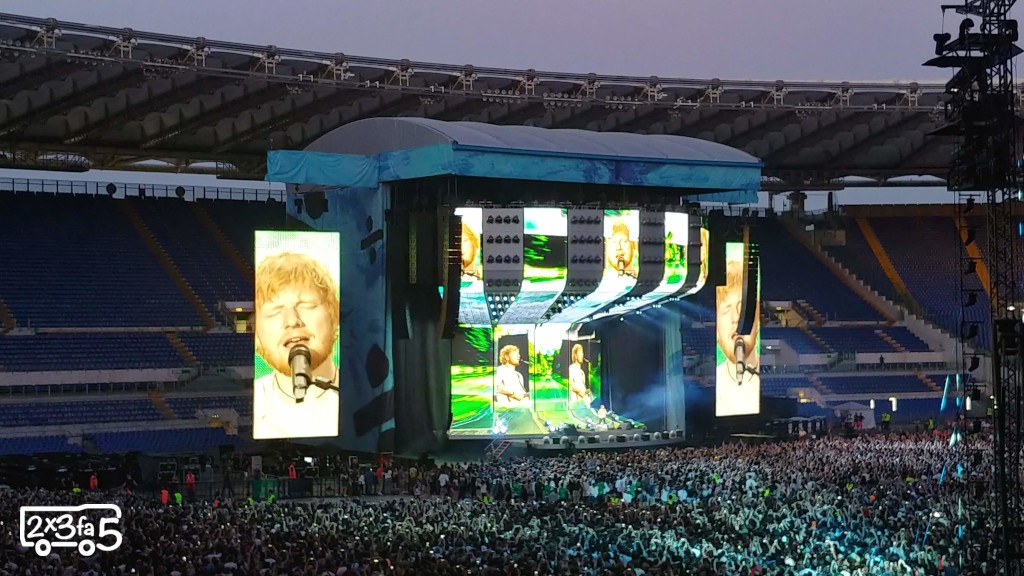 Concerto di Ed Sheeran Roma con adolescenti