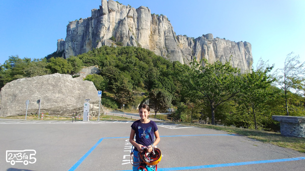 Pietra di Bismantova coi bambini via ferrata Pietra di Bismantova coi bambini