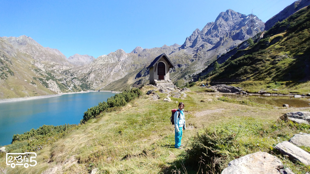 Lago del Barbellino Rifugio Curò con bambini