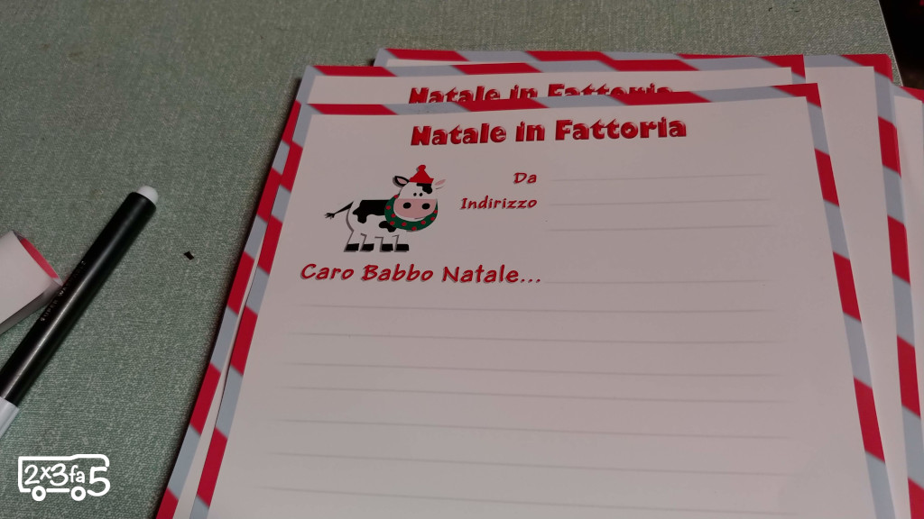 Letterina Babbo Natale Natale in fattoria a Treviglio Natale in fattoria a Treviglio