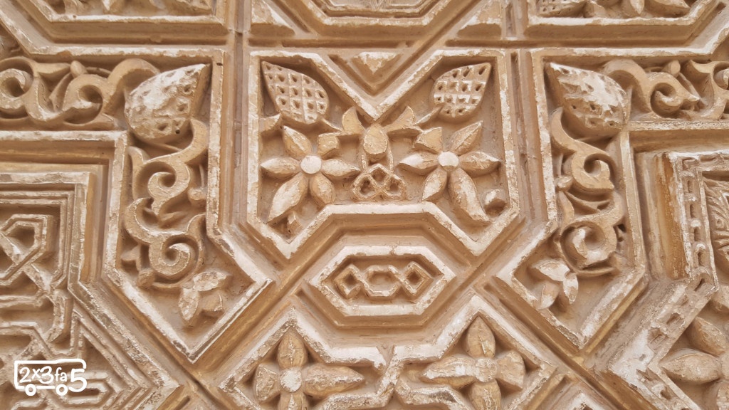 Elementi decorativi all'Alhambra