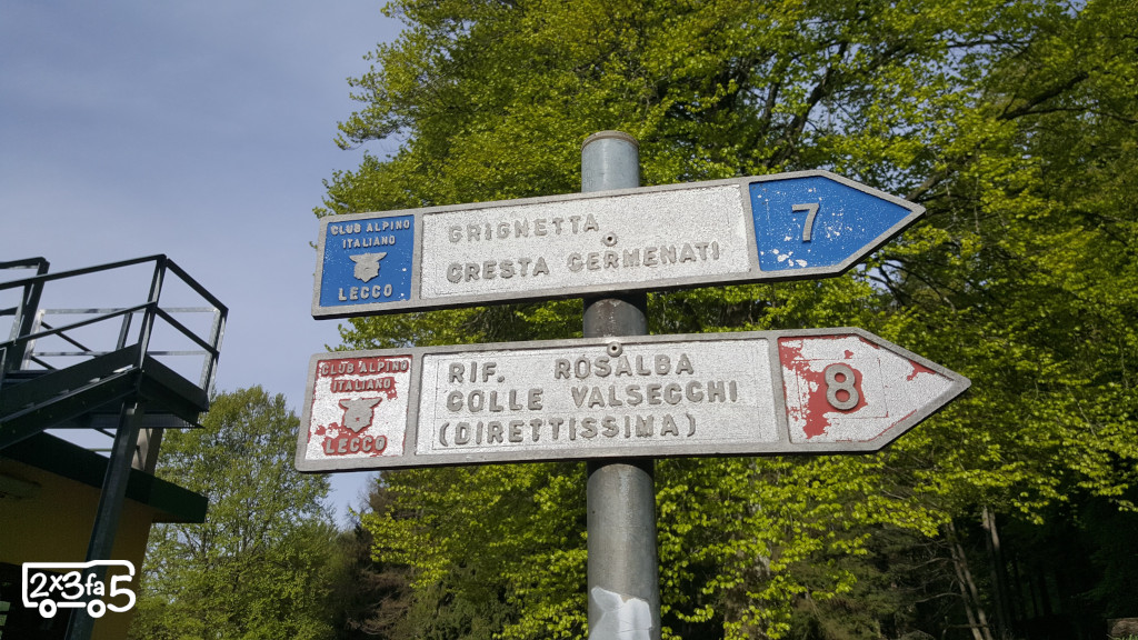 Piani dei Resinelli la montagna vicino a Milano