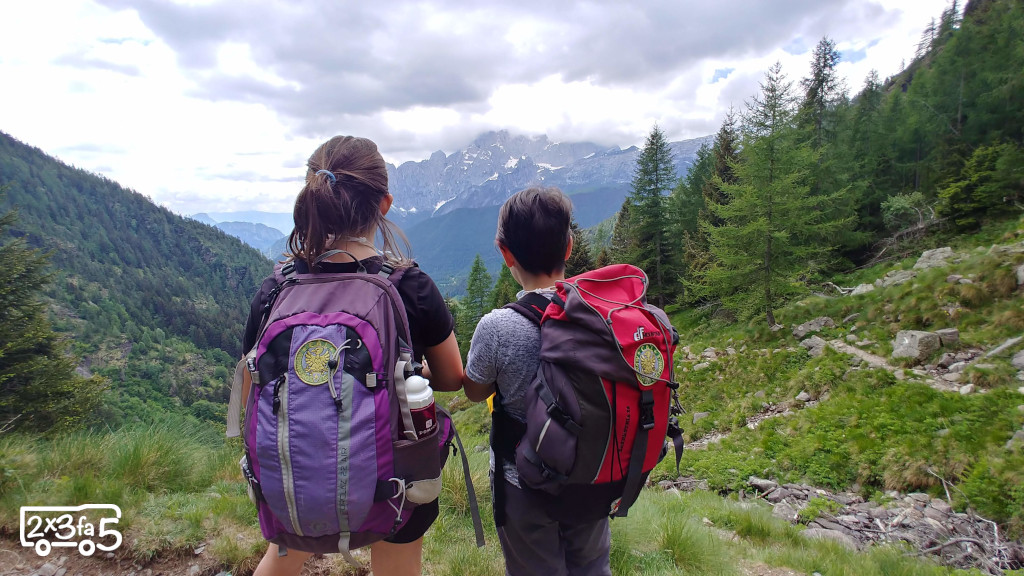 Diga del Gleno con bambini