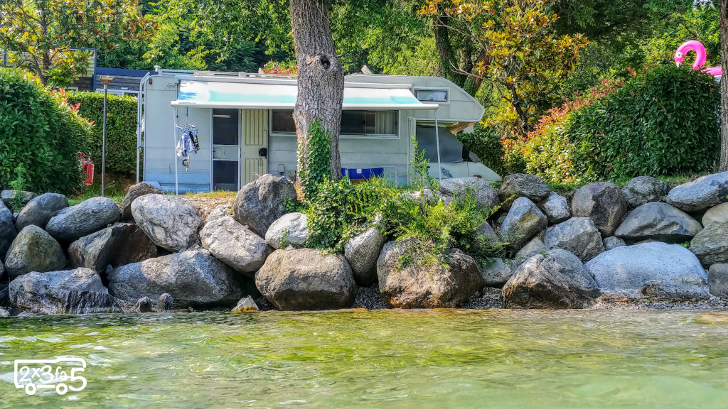 Camping Europa Silvella Piazzole Camper fronte lago Camping Europa Silvella