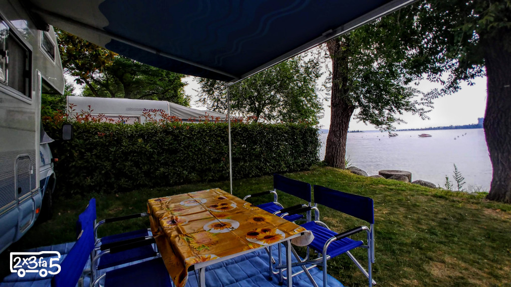 Camping Europa Silvella Piazzole camper fronte lago Camping Europa Silvella