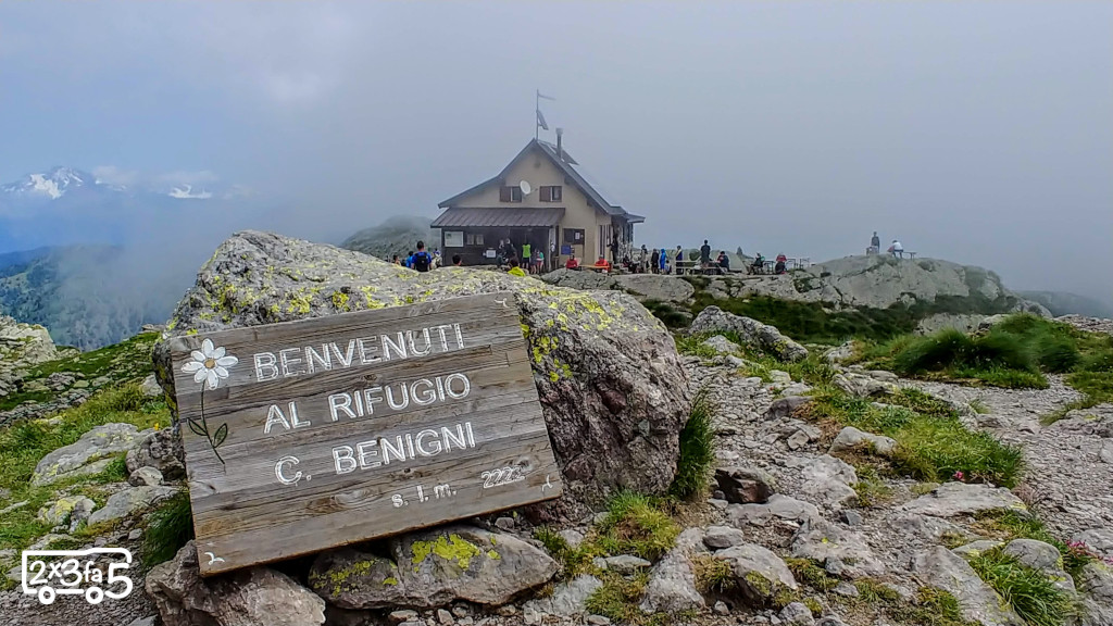 Rifugio Benigni con bambini