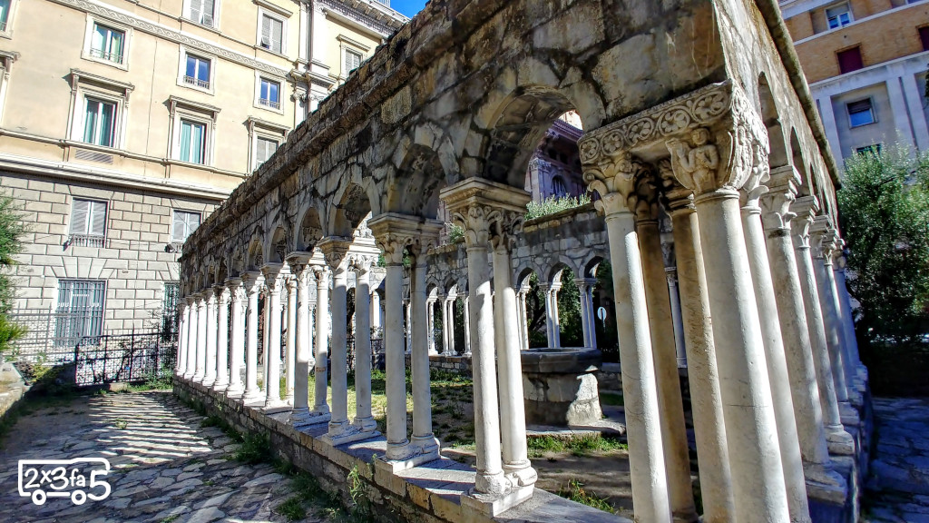 Chiostro S. Andrea Genova Genova con i bambini
