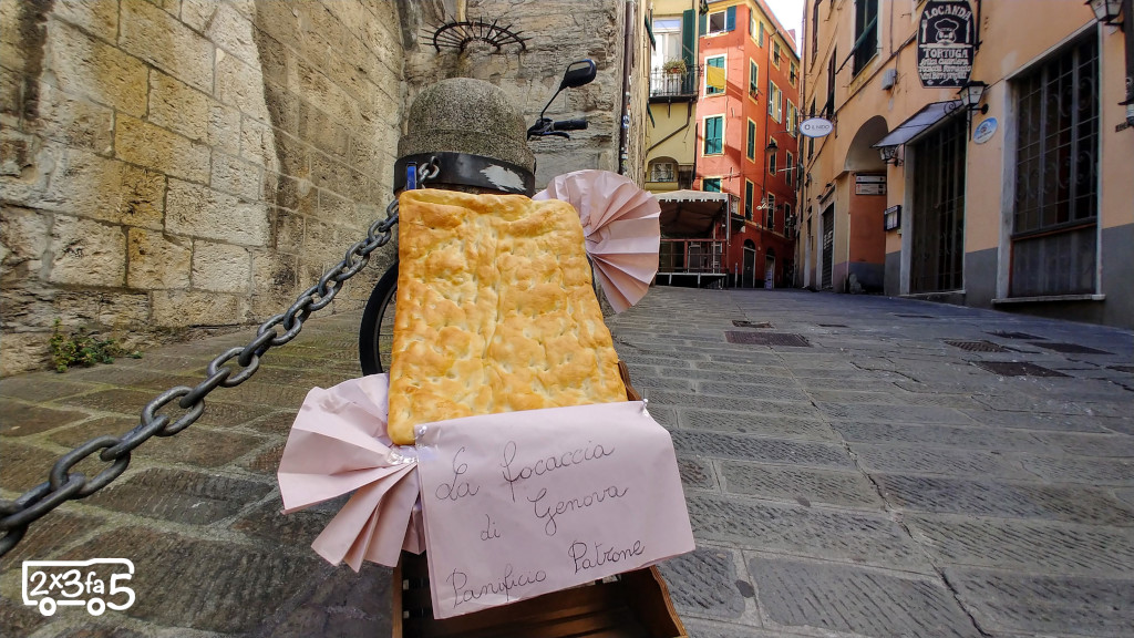 Focaccia Genovese Genova con i bambini