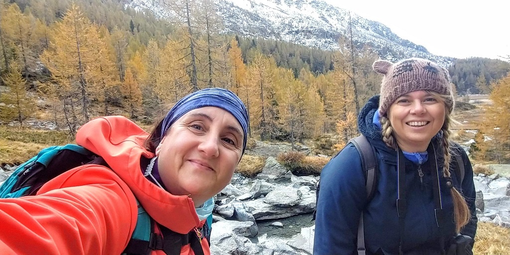 Trekking in autunno a Preda Rossa Preda rossa in autunno