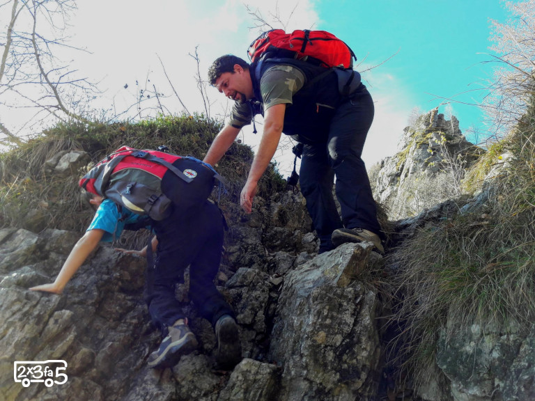 Rifugio Rosalba con bambini