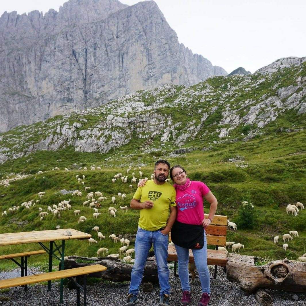 Rifugio Albani con bambini