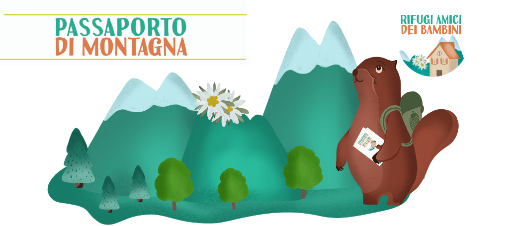 Passaporto di Montagna per bambini Rifugi Amici dei Bambini