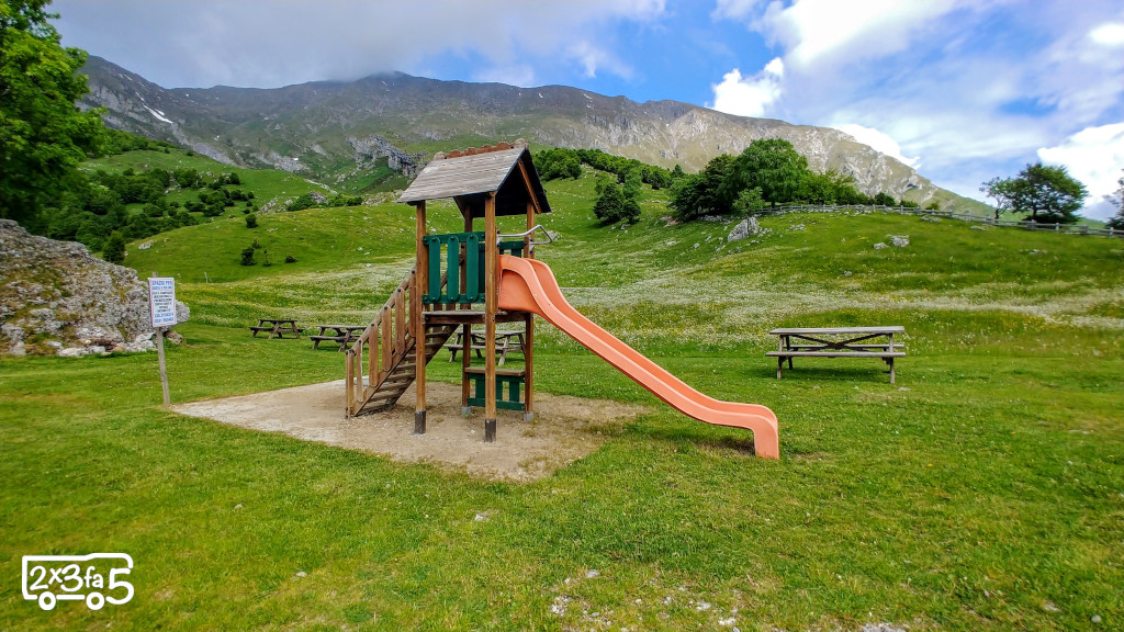 Rifugio Pialeral con bambini