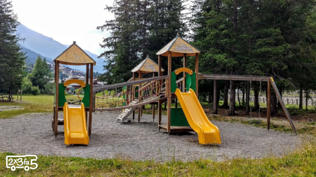 Parco giochi Santa Caterina Valfurva Santa Caterina Valfurva con bambini
