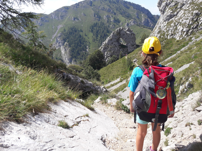 Rifugio Bietti con bambini