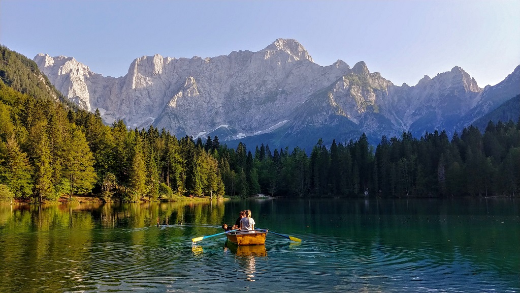 Laghi di Fusine Friuli in camper