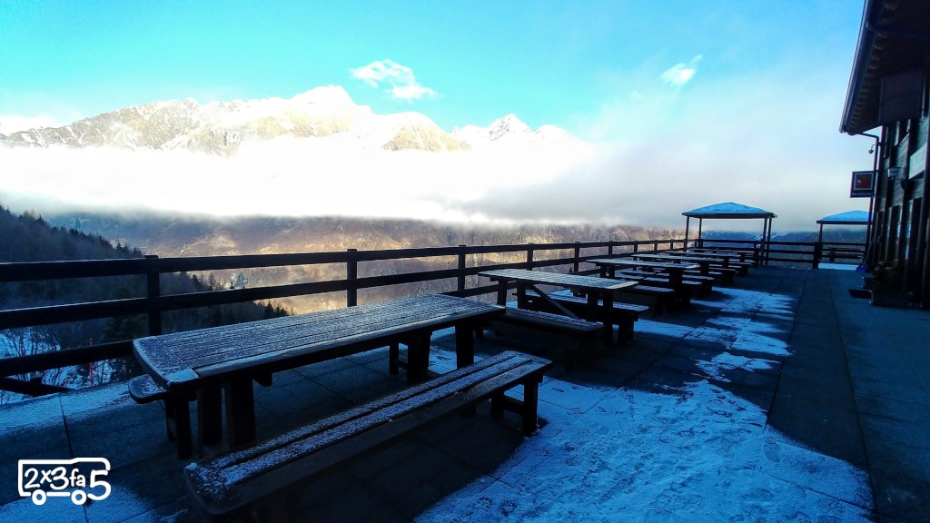Rifugio Campel in inverno Lizzola