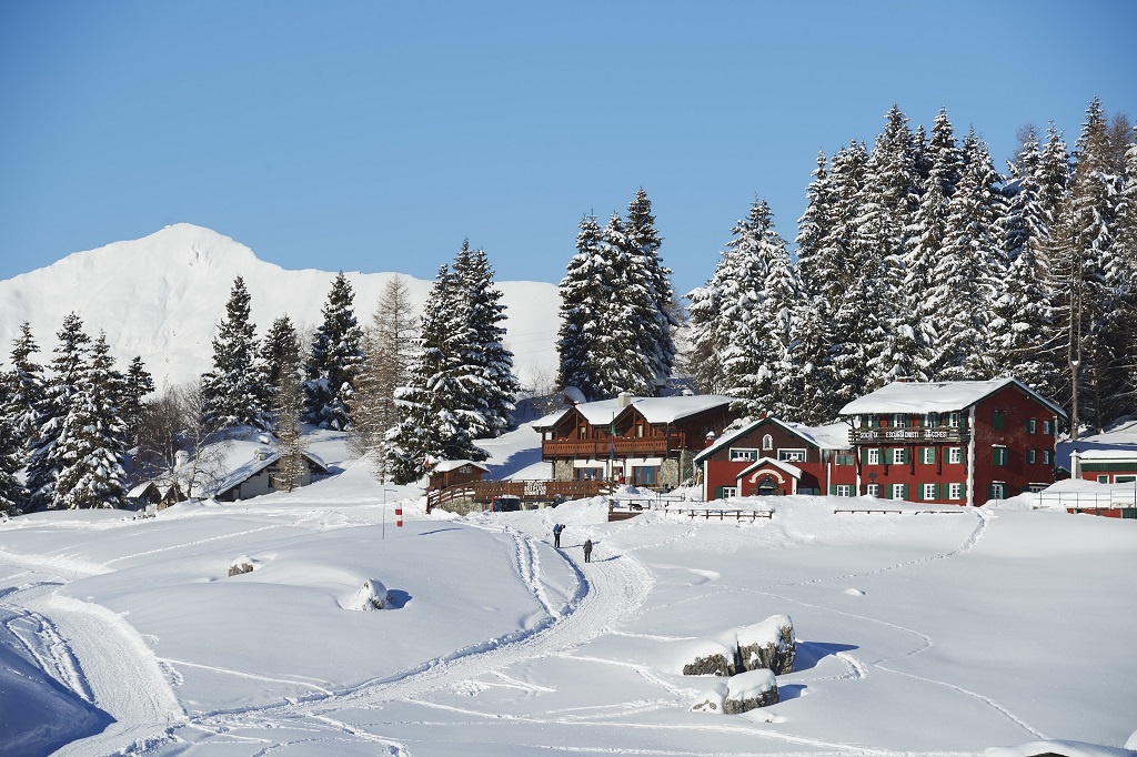 Montagna in Lombardia in inverno con i bambini