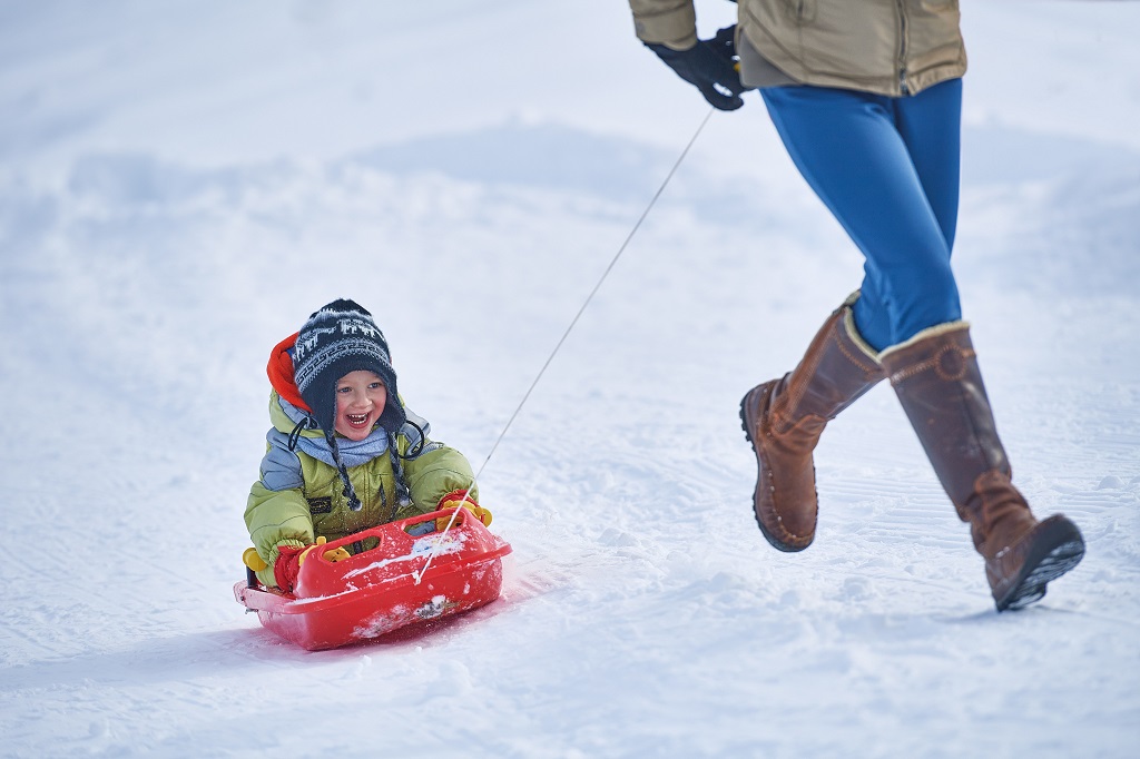 Montagna in Lombardia in inverno con i bambini